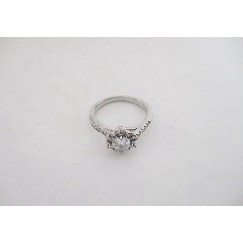 Giani Bernini Cubic Zirconia Halo Ring in Sterling Silver - Picture 4 of 8